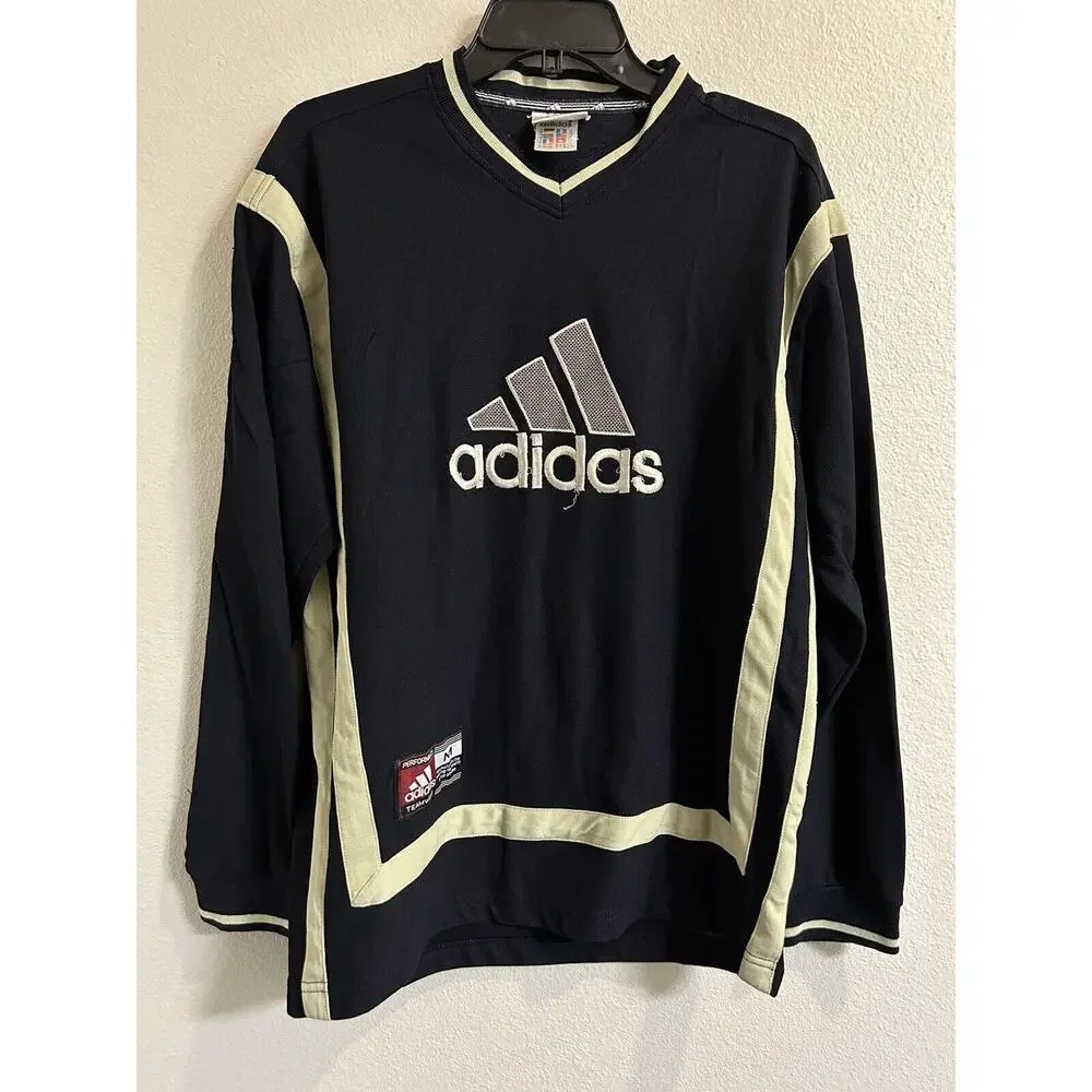 Adidas Teamwear Performance Shirt Mens Medium Long‎ Sleeve Pullover